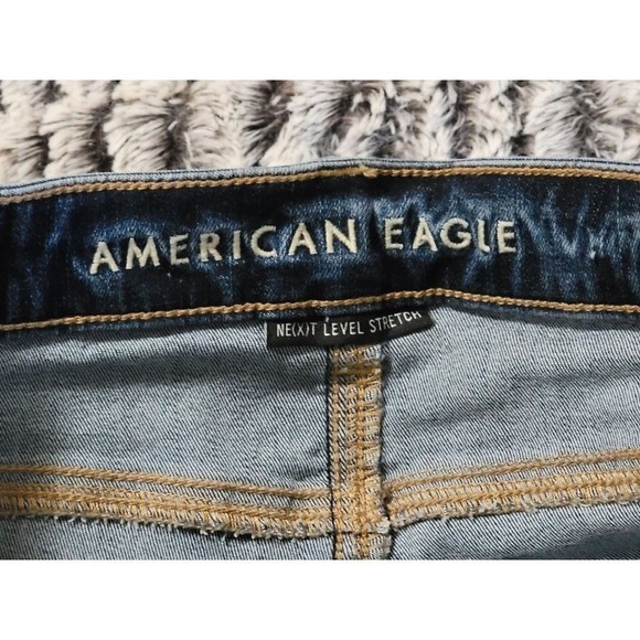 American Eagle Outfitters Highest Rise Jegging Women's Jeans Dark Wash Size 0 - Picture 9 of 9